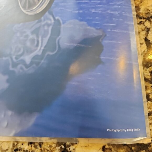 Ford Mustang GT 500 American Flag Poster 24x36 Fully Laminated No Pin Holes - Picture 4 of 9